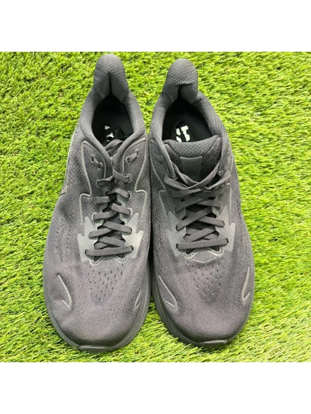 Hoka One One Clifton 10 Womens Size 9 Black Athletic Running Shoes Sneakers